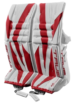 True Hockey True Catalyst 7X3 Intermediate Goalie Pads -Skate Shop 2023 Hockey Catalyst GoaliePads 7X3 WhiteRed 2