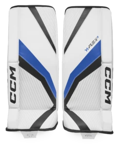 CCM YTFLEX 3 Youth Goalie Pads -Skate Shop GPYFX3 WHTRYL 01