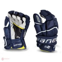 Bauer Supreme 2S Junior Hockey Gloves -Skate Shop bauer gloves bauer supreme 2s junior hockey gloves navy 10 28743792066626