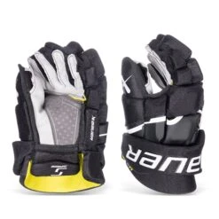Bauer Supreme M3 Senior Hockey Gloves -Skate Shop bauer gloves bauer supreme m3 senior hockey gloves black white 14 30597253824578