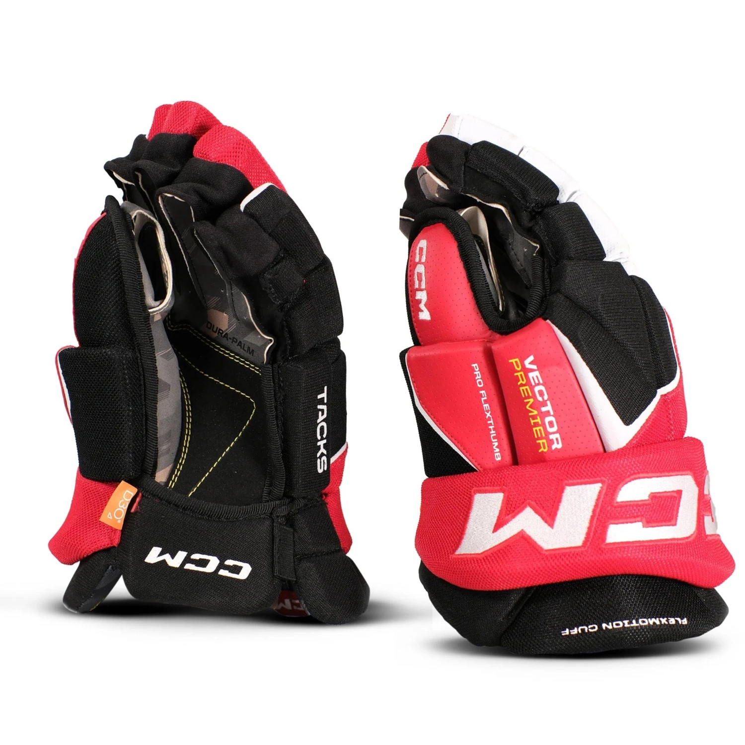 CCM Tacks Vector Premier Junior Hockey Gloves 2 CCM Tacks Vector Premier Junior Hockey Gloves - Image 2