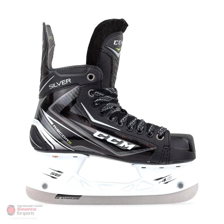 CCM RIBCOR Silver Junior Hockey Skates (2017) 1 CCM RIBCOR Silver Junior Hockey Skates (2017)