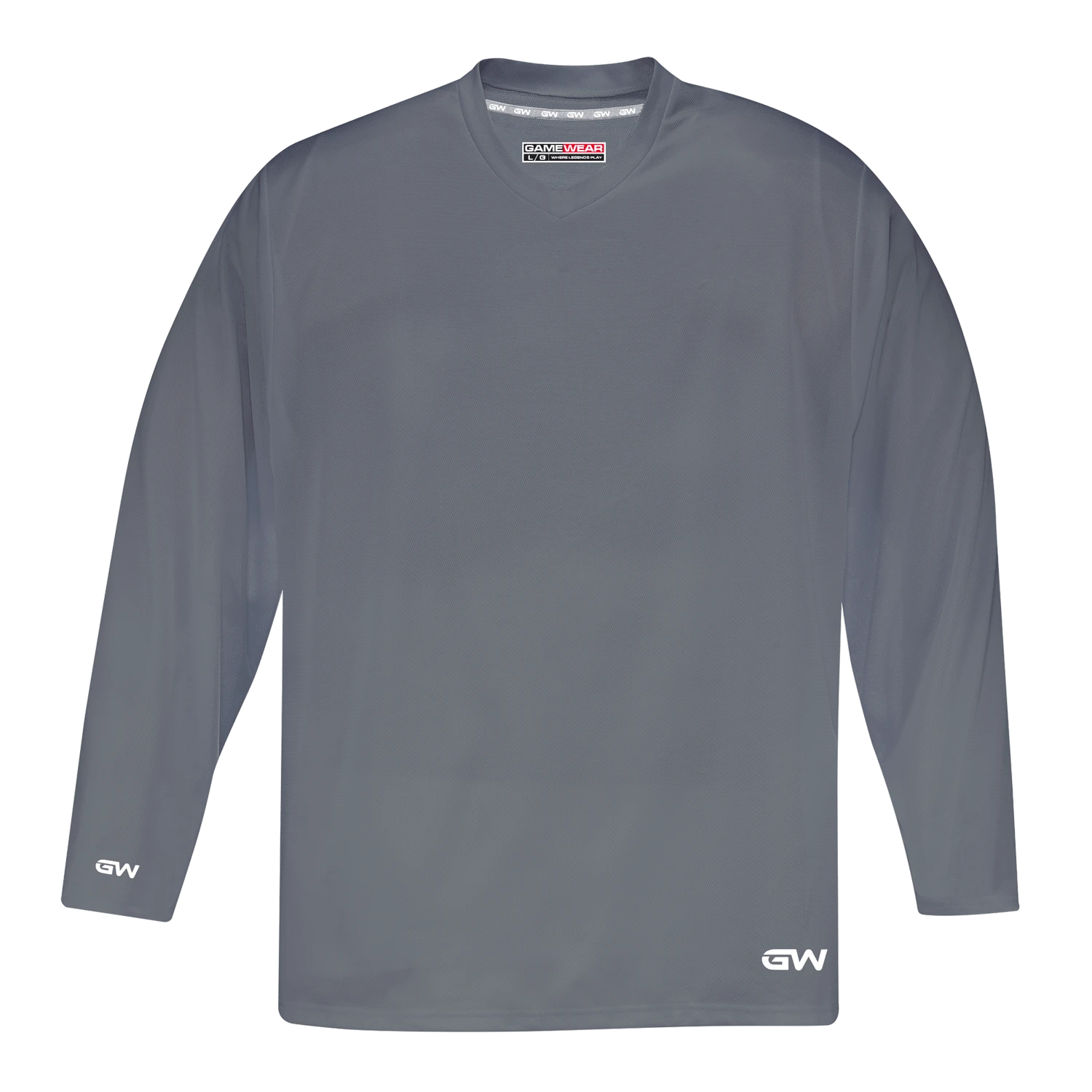 GameWear GW5500 ProLite Series Senior Hockey Practice Jersey - Grey 1 GameWear GW5500 ProLite Series Senior Hockey Practice Jersey - Grey