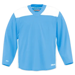 GameWear GW6500 ProLite Series Senior Hockey Practice Jersey - Turquoise / White