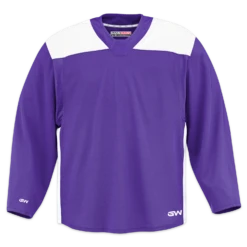 GameWear GW6500 ProLite Series Senior Hockey Practice Jersey - Violet / White