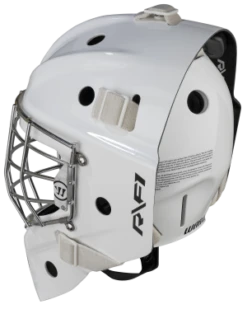 Warrior RF1 Pro Senior Goalie Mask -Skate Shop rf1pm0wh war 03 i