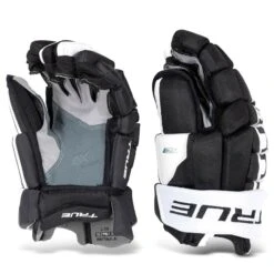 TRUE XC7 Junior Hockey Gloves -Skate Shop true gloves true xc7 junior hockey gloves black white 12 28743813529666