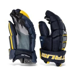 TRUE XC7 Senior Hockey Gloves 36 TRUE XC7 Senior Hockey Gloves -Skate Shop true gloves true xc7 senior hockey gloves navy gold 13 28743813234754