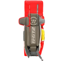 Warrior Ritual GT2 Intermediate Goalie Pads (w/ Knee Pads) -Skate Shop warrior ritual gt2 intermediate goalie pads back