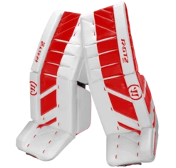 Warrior Ritual GT2 Senior Goalie Pads (w/ Knee Pads) -Skate Shop warrior ritual gt2 senior goalie pads white red
